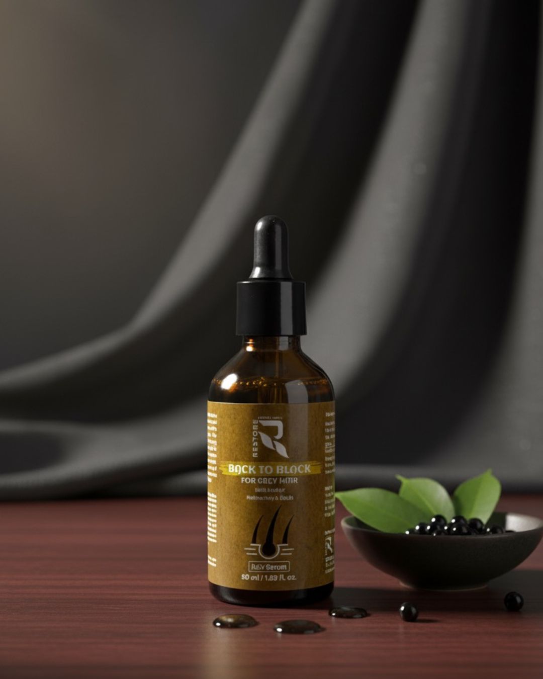 Back To Black For Grey Hair With Arcolys® MelanoGray & Biotin